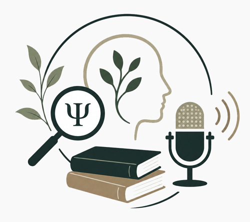 image de livre et micro, qui évoque les podcast et la diffusion des connaissances en psychologie