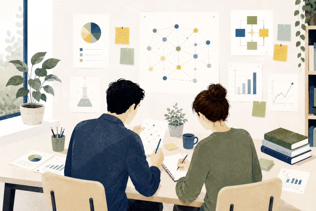 Illustration d’une collaboration scientifique en psychologie : analyse de données, méthodologie de la recherche et interprétation des résultats