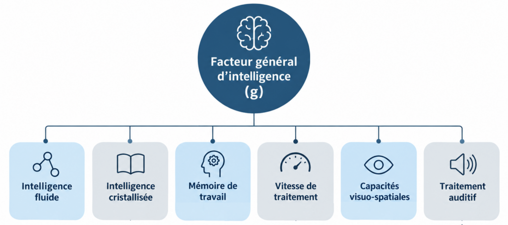 modèle CHC de l'intelligence simplifié